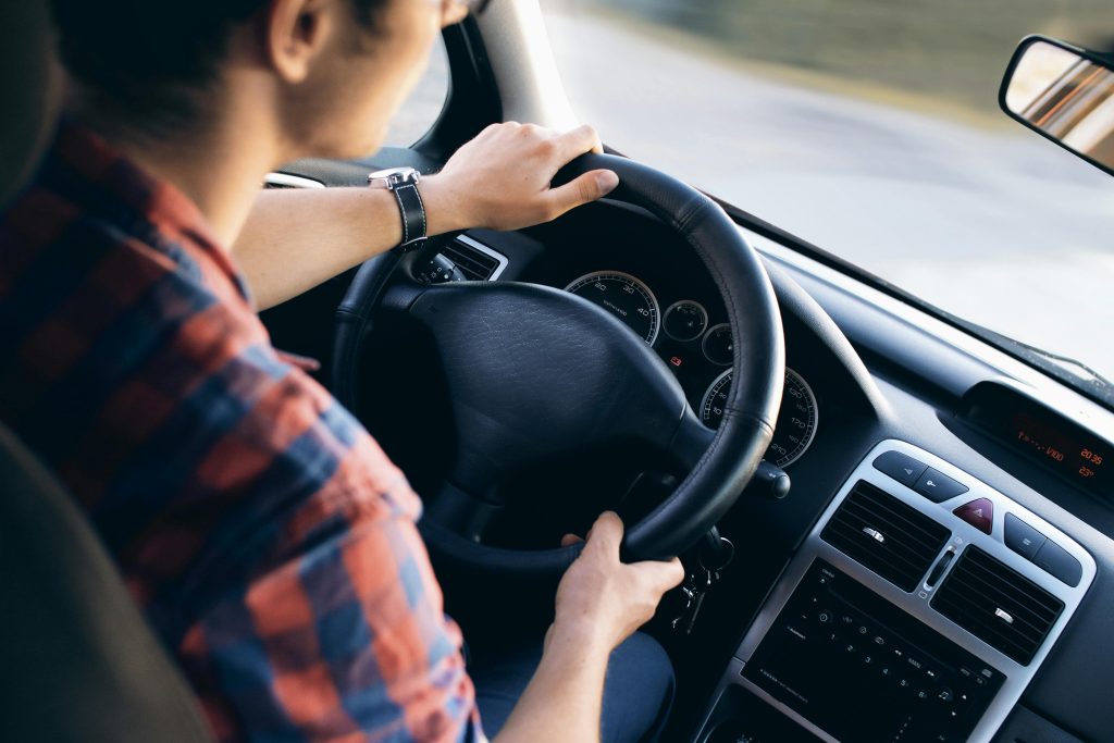 Driver on the road