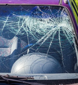 Cracked windshield on a car for insurance coverage guide